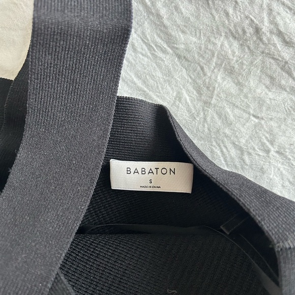 Babaton Cross Neck Ribbed Top - Picture 7 of 7